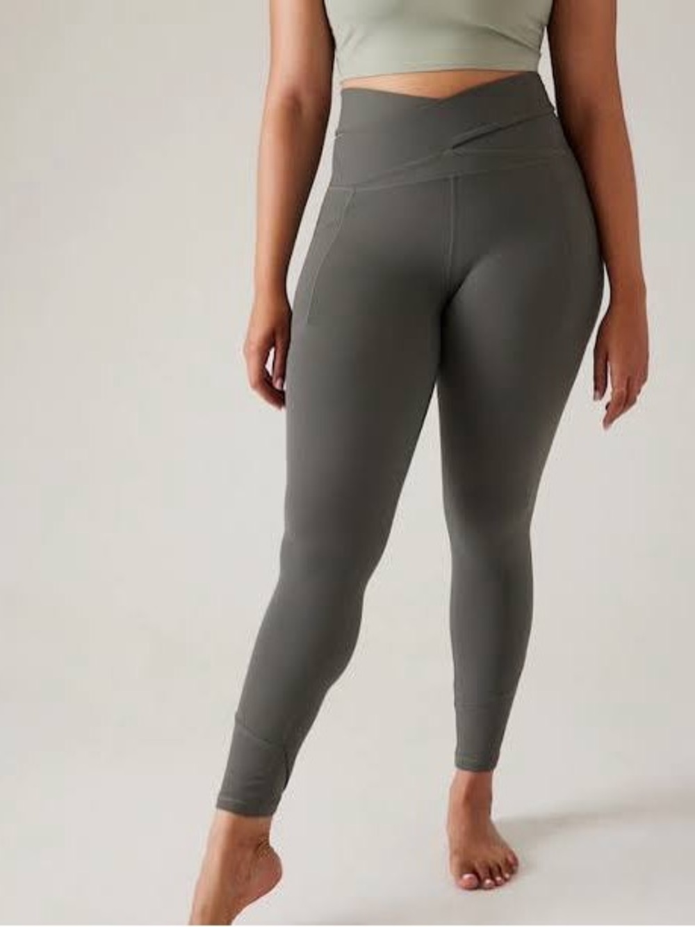 Athleta Salutation Wrap Leggings